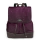 thumbnail image 1 of Balery Dark Purple Glitter Mochila de Cuero para Mujeres, Gran Capacidad, Bolsa de Viaje Multifuncional, Mochila de Cuero y Bolsa de Hombro para Mujeres, 1 of 4