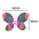 thumbnail image 3 of Disfraz de alas de con alas de mariposa, disfraz de juego de rol para niños, alas de hada para Rosa colorido Yuyangstore Alas de hada, 3 of 8