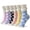 Assorted Colors - 6 Pairs Hearts, variant on Skola 6 Pairs Womens Fuzzy Socks Cozy Fluffy Winter Warm Slipper Socks Microfiber Soft Home Sleeping Socks women's shoe size 5-8.5