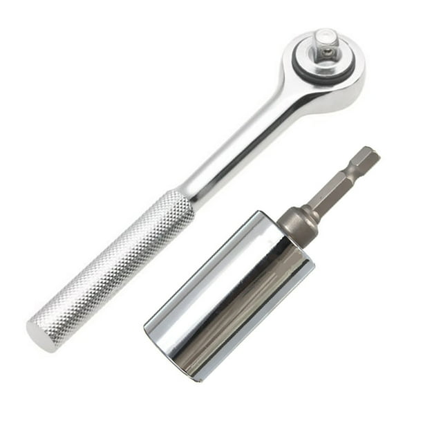 3 piece set self adjusting universal socket wrench set sockets sleeve 7 19mm power drill ratchet bushing spanner key gator grip multi hand tools walmart com