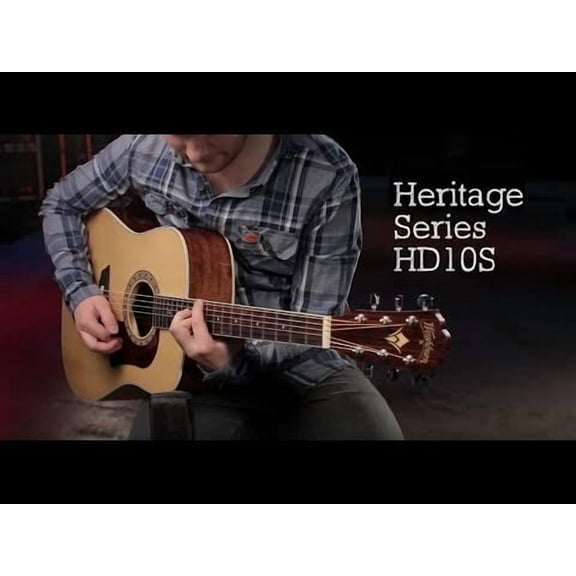Washburn Heritage 10 Series - HD10S Acoustic Guitar - Natural