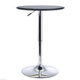 thumbnail image 3 of Table de Bar Moderne Style Pub Réglable avec Revêtement en Vinyle et Pivotement à 360° - Noir, 3 of 7