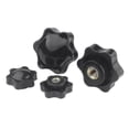 thumbnail image 3 of 10 Pcs M5/m6/m8/m10 Female Thread Hex Shaped Head Clamping Screw Knob Wing Nut, 3 of 5