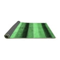 thumbnail image 2 of Ahgly Company Indoor Round Abstract Emerald Green Modern Area Rugs, 5' Round, 2 of 4