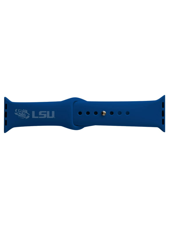 Navy LSU Tigers 42-44mm Color Apple Watch Wrist Band