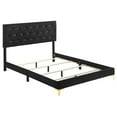 thumbnail image 2 of Kendall 4-piece Tufted Panel Queen Bedroom Set Black and Gold, 2 of 6