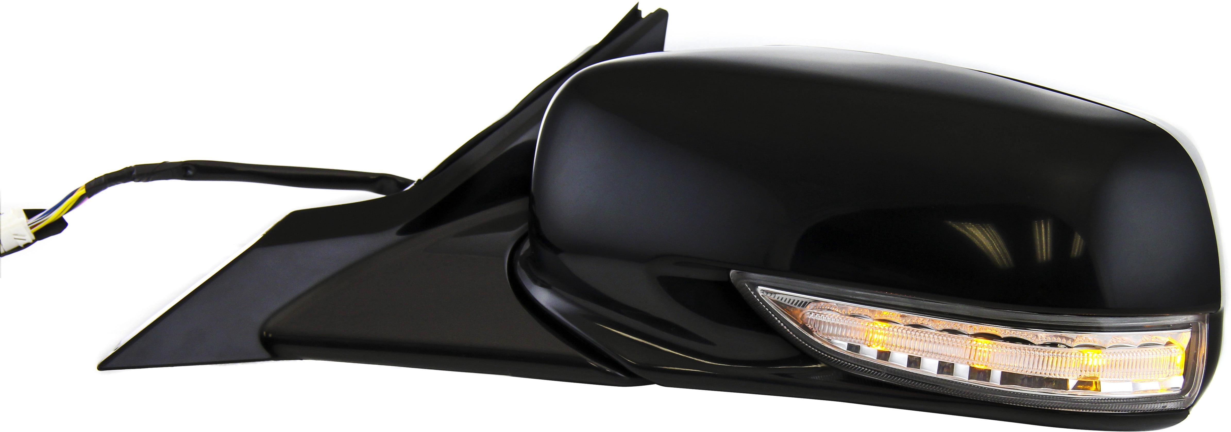 Mirror Compatible With 2009-2014 Acura TL Left Driver Side Heated In-housing Signal Light Paintable Kool-Vue