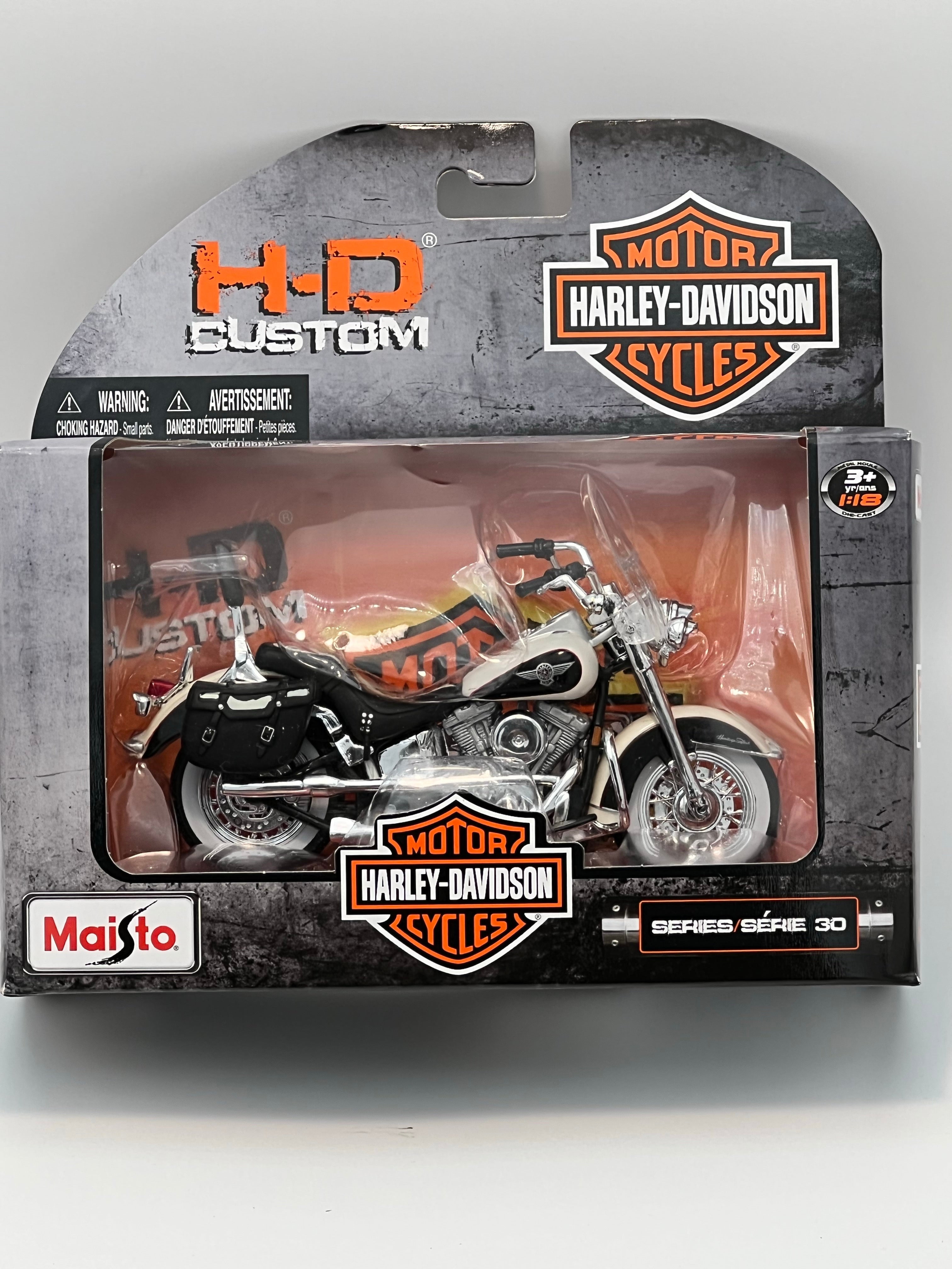 MAISTO 1:18 Harley Davidson 1993 FLSTN Heritage Softail MOTORCYCLE BIKE MODEL 