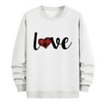 thumbnail image 5 of PNTUTB Fashion Valentine's Day Casual Print Long Sleeves Crew Neck Pullover Loose Comfort Sweatshirts for Men, 5 of 6