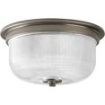 thumbnail image 1 of Progress Lighting P3740-81 6.25 in. Archie 2-Light 75W Med Flush Mount Ceiling Light in Antique Nickel, 1 of 1