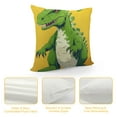 thumbnail image 4 of COMIO  Nursery Decorative Pillow Covers Dinosaur Tyrannosaurus Rex Throw Cushion Case Kids, 4 of 5