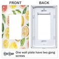 thumbnail image 3 of Yayeee Rocker Switch Wall Plate 1-Gang 4.6"x2.9" Home Decorative Outlet Cover, Candy Lemon, 3 of 6