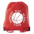 thumbnail image 1 of Mato & Hash Basketball Drawstring Bags with 3,6, and 10 pack bulk options, 1 of 4