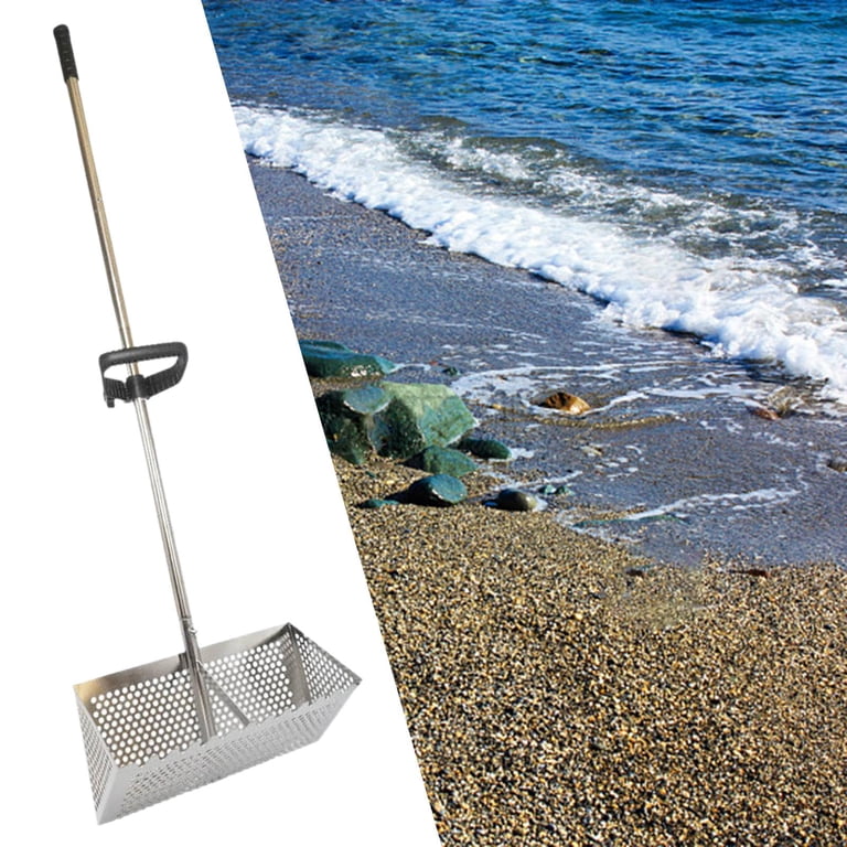 Sand Rake Sift Detachable Soil Rake Sand Sift Rake Tool - Handheld Stainless Steel ...
