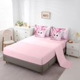 thumbnail image 3 of Erosebridal Easter Rabbit Bedding Queen Size,Cartoon Animal Comforter Sets with Sheets,Ultra Soft Reversible Bedding Sets Queen Size,Kawaii Room Decorative,7 Pieces, 3 of 5