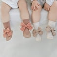 thumbnail image 4 of PEACNNG Cute Bowknot Infant Baby Socks Cotton Anti-slip Boys Shoe Socks Baby Girls Newborn Princess Socks Kids Slipper Baby Accessories (Medium), 4 of 5