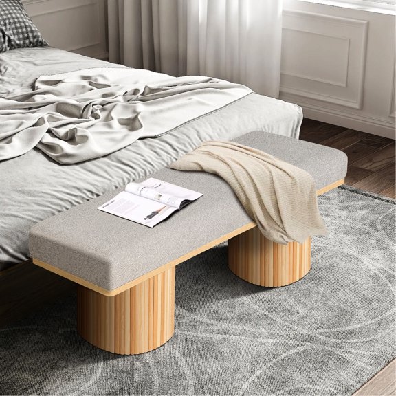 Modern style for living areas / Can be used as entry bench / Load up to 260 lbs