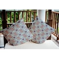 thumbnail image 3 of 20" x 20" Simply Daisy Spring Garden Indoor/Outdoor Pillow, Lighter than Air Blue Qty 1, 3 of 6