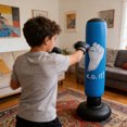 thumbnail image 2 of Heavy Duty Inflatable Punching Bag with Stand Base for Fitness Boxing Training Blue, 2 of 5