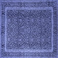 thumbnail image 1 of Ahgly Company Indoor Square Persian Blue Traditional Area Rugs, 6' Square, 1 of 4