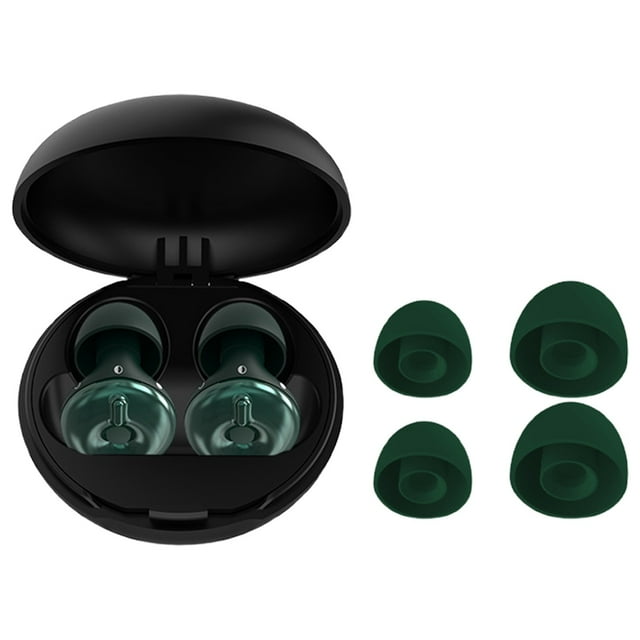 Adjustable Earbuds Control | Flexible Noise Canceling Earbuds for Focus Travel Socializing Festivities And More | 2026 Db ( to Noise Ratio) Sleep Work Study, 1 Pair of Ear Tips + 4 Ear Tip Heads