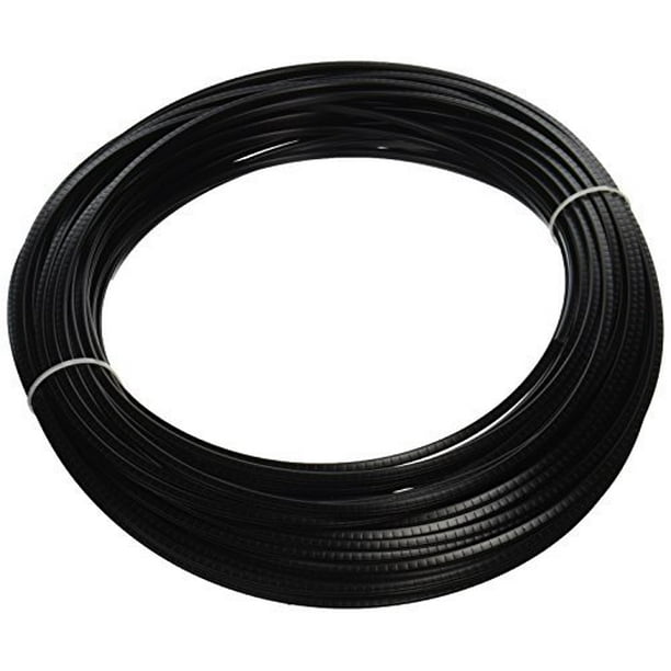 Panduit GEE99FC0 Slotted Weather Resistant Polyethylene Grommet Edging, Black