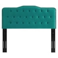 thumbnail image 3 of Modway Sophia Tufted Performance Velvet Twin Headboard in Teal, 3 of 10
