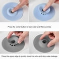 thumbnail image 5 of Silicone Sink Strainer Set - 3 Pack Bathroom Drain Cover Odor-Proof Rebound Saucer for Kitchen and Bathroom Anti-Clog Protection, 5 of 5