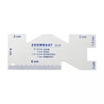 thumbnail image 1 of Abbracc 6xMeasuring Gauge Mini Sewing Patchwork Ruler for Sewing Dressmaking Beginners Double Side 9.9x4cm 6 Pcs, 1 of 9
