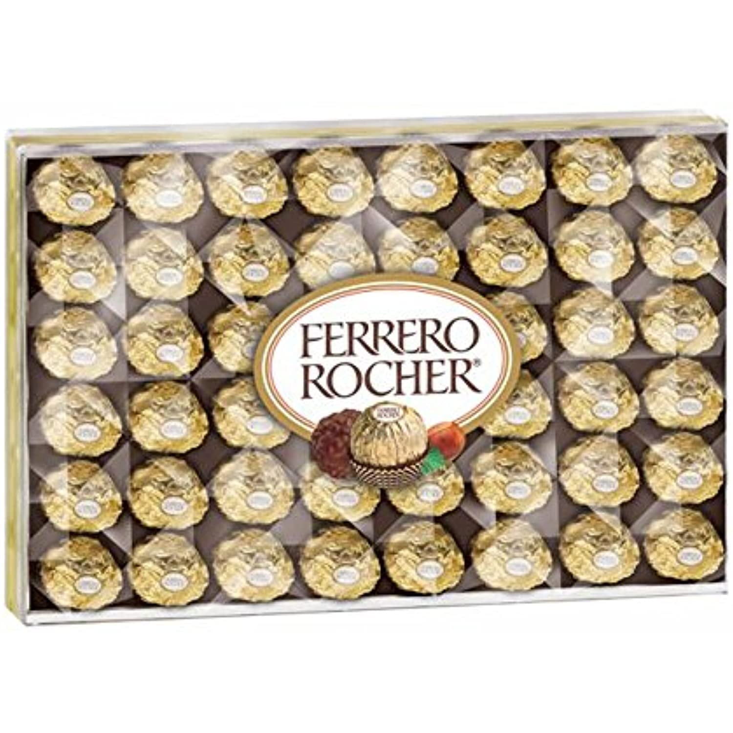 Ferrero Rocher Fine Hazelnut Chocolates, 48 ct. (pack of 2)
