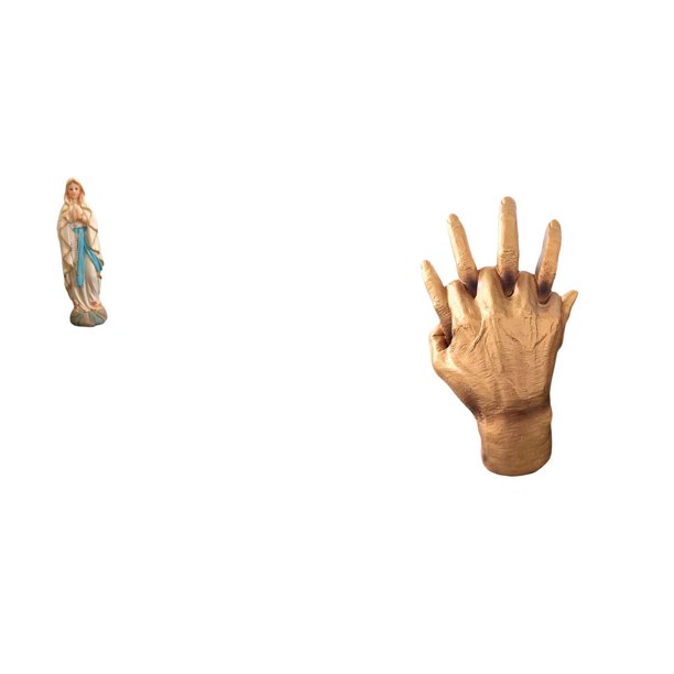 Escultura De Resina Decorativa De La Santísima Virgen María Y Las Manos De Jesús Entrelazadas Para Oficina, Coche, Hogar, Dormitorio, Estante, Mesa, Amantes.