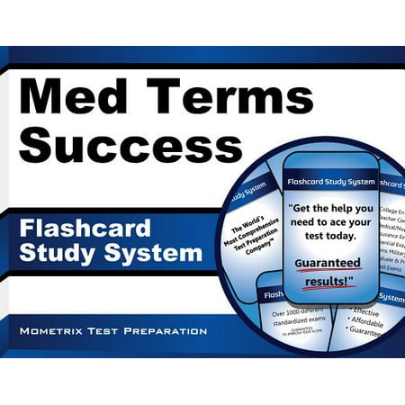 Med Terms Success Flashcard Study System: The Easy Way to Learn Medical Terminology (Best Pharmacology Flashcards For Medical Students)