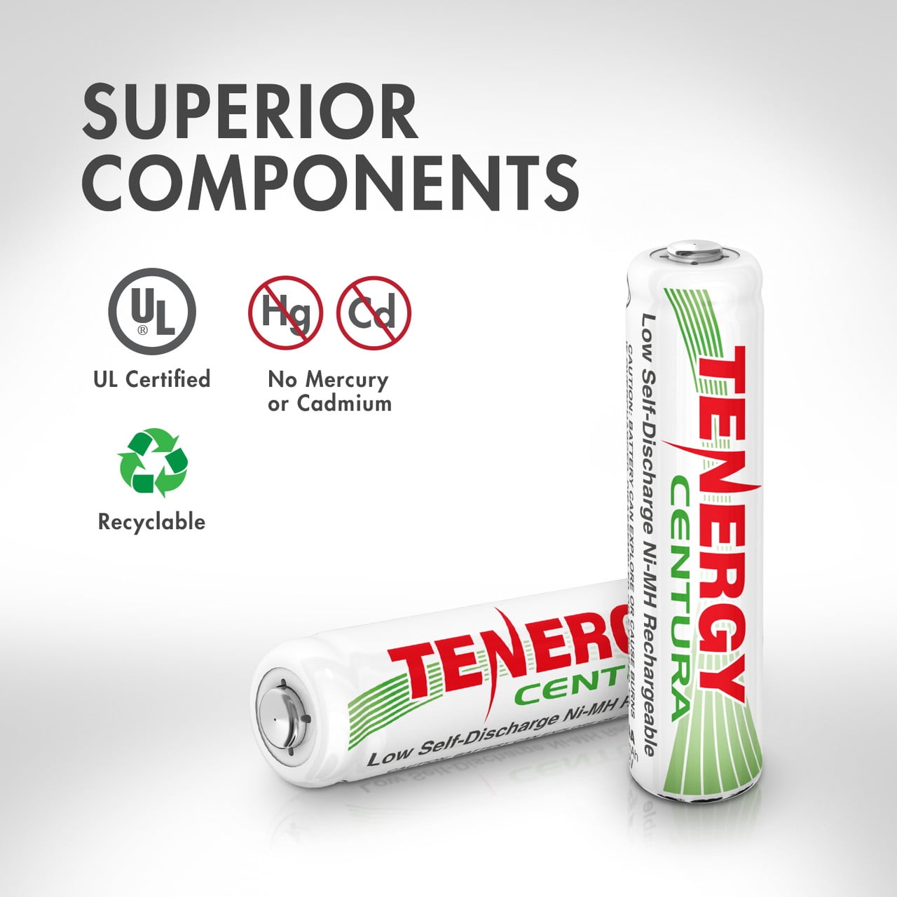 Tenergy TN156 Charger And 12 Pack Centura AAA Rechargeable Batteries