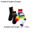 thumbnail image 2 of Girls Toddler Multi Pack Socks Set, 2 of 5