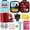Blue, variant on YILAIRIOU Car Emergency Roadside Tool Kit, Auto Emergency Kits Vehicles, with Jumper Cables kit,Car Safety Roadside Assistance Kit,Headlamp,Tow Straps,Safety Hammers,Rainwear,Gloves.Sky Blue