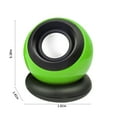 thumbnail image 3 of ZZkhGO Mini 2.0 USB Laptop Speaker, Wireless Bluetooth 5.0 Computer Speaker, Portable Ball Speaker for Desktop PC Home Office, 3 of 7