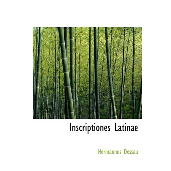 Inscriptiones Latinae (Hardcover)