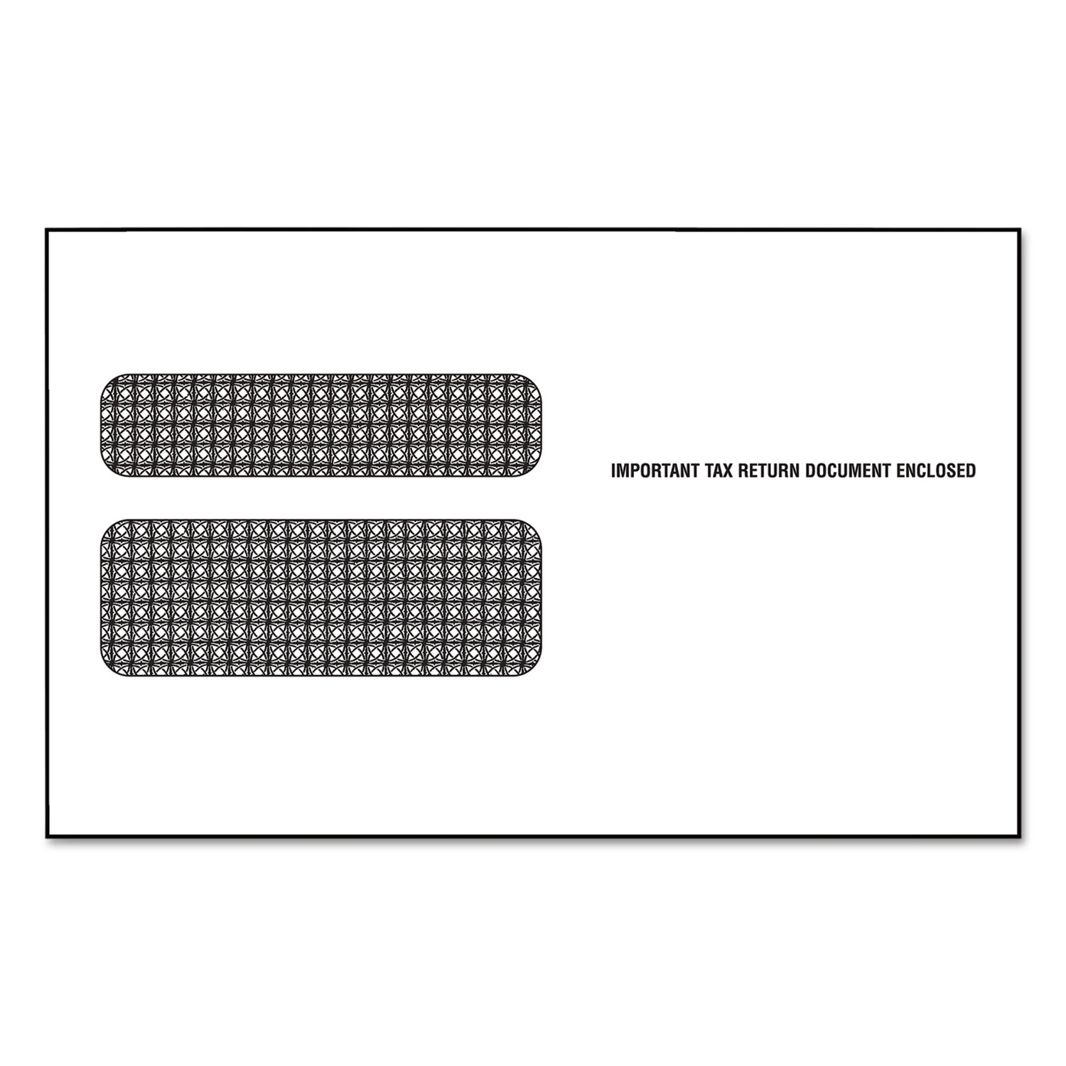 TOPS W-2 Form Double Window Envelopes - Double Window - 9 1by2"W x 5 5by8" L- 24 lb - Wove - White - image 2 of 2