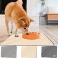 thumbnail image 7 of SLYNSHome Pet Feeding Mat - 15.7x23.6 inch - Pet Placemat - Non Slip,Quick Absorbent and Dry - Soft Dog Food Mats Cat Rugs Pet Supplies & Accessories (Gray), 7 of 7