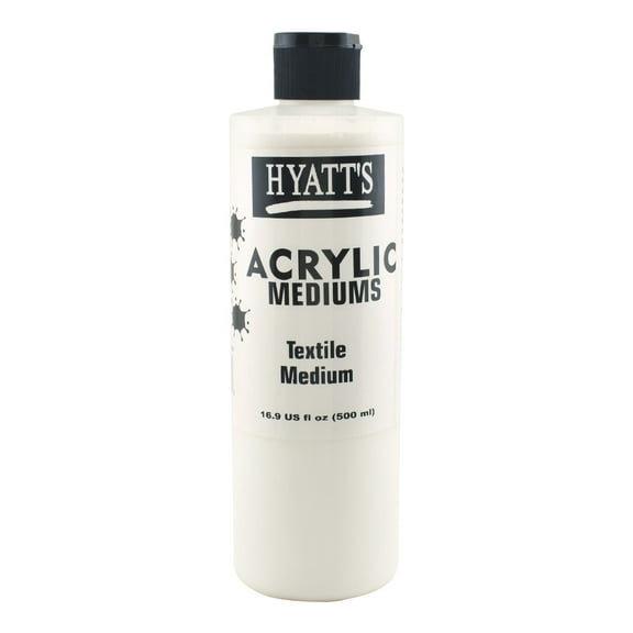 Hyatt's Acrylic Textile Medium, 16 Ounce Bottle