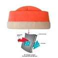 thumbnail image 3 of Evridwear Kids Winter 3M Thinsulate Thermal, Fleece Lined Beanie Hat (Hivis Orange), 3 of 5