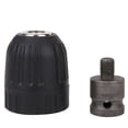 thumbnail image 4 of Adaptador de rosca para portabrocas de taladro eléctrico, abrazadera de mano, llave de conversión, cabezal de rosca de 0,8 a 10 mm, 3/8 a 24 UNF para SDS, 4 of 14
