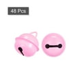 thumbnail image 3 of Jingle Bells, 22mm 48pcs Craft Bells for DIY Holiday Decoration, Musical Party, Wedding, Light Pink, 3 of 5