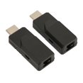 thumbnail image 1 of HD Multimedia Interface Extender, 196,9ft Gamme HD Transmission RJ45 Extender Adaptateur, 1080P HD Multimedia Interface à RJ45 Câble Extender, 1 of 8