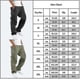 thumbnail image 4 of Pantalones cargo holgados, largos, informales, multibolsillos, de algodón y lino, cómodos para el trabajo para hombre, 4 of 4