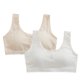 thumbnail image 1 of Odeerbi 2 Pack Niñas Bras de Entrenamiento 10-16 Años, Bras Deportivos Sin Alambre de Algodón Con Almohadillas Ropa Interior de Desarrollo de La Pubertad Respirable, 1 of 5