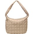 thumbnail image 1 of LinYooLi Quilted Tote Bags for Women Lightweight Quilted Padding Shoulder Bag Down Cotton Padded Large Tote Bags Lattice, 1 of 6