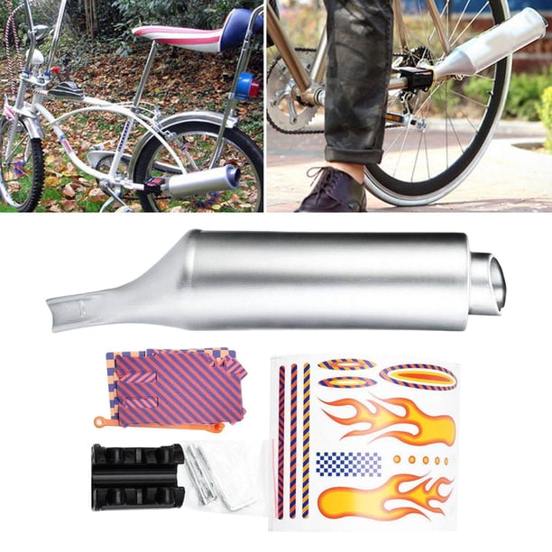 Tuyau D’échappement Sonore Pour Vélo – Turbo Turbine – Effet Moto – 16-22 Pouces – 6 Cartes Sons – Montage Facile