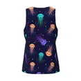 thumbnail image 5 of Gaeub Sea Jellyfish Men's Athletic Tank Top, Workout Sleeveless Shirts, Running Tank Tops for Gym, Running, Training - Small, 5 of 9