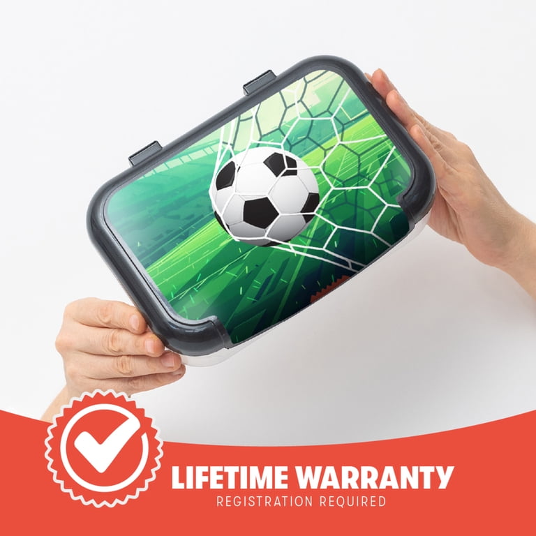Recycled Plastic Pencil Box, Soccer Theme, Large Capacity photo 7